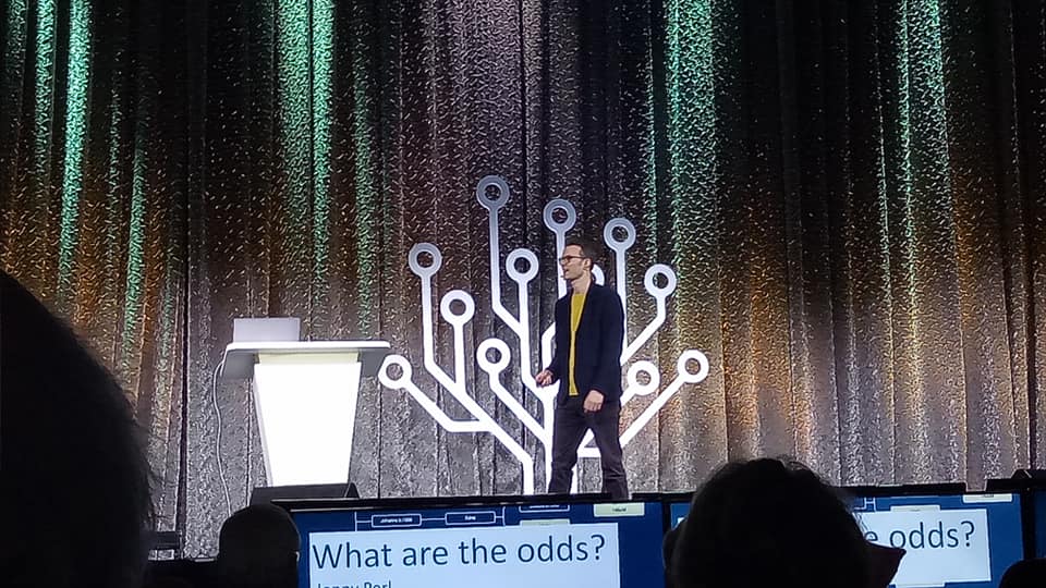 Talking about What are the Odds? (WATO) at RootsTech 2019