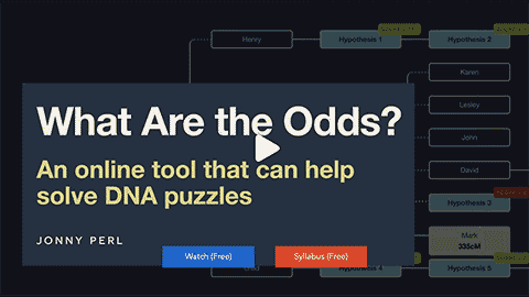 Webinar: 'What are the Odds?' An online tool that can help solve DNA puzzles