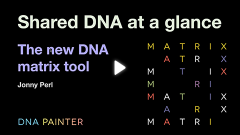 Webinar: Shared DNA at a glance: the new DNA matrix tool