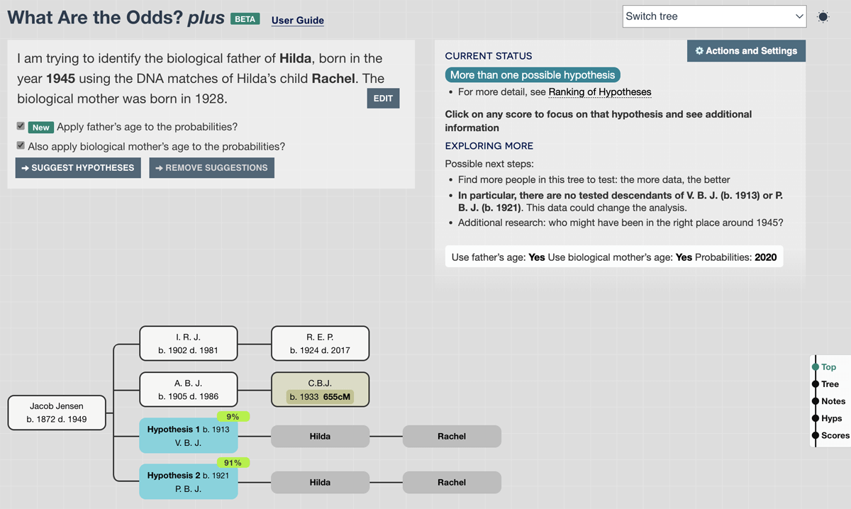 Screenshot of an example WATO <em>plus</em> tree