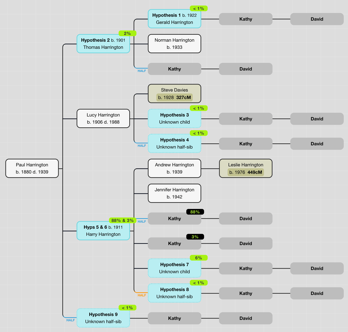 Three ways to generate hypotheses in WATO+ | DNA Painter Blog