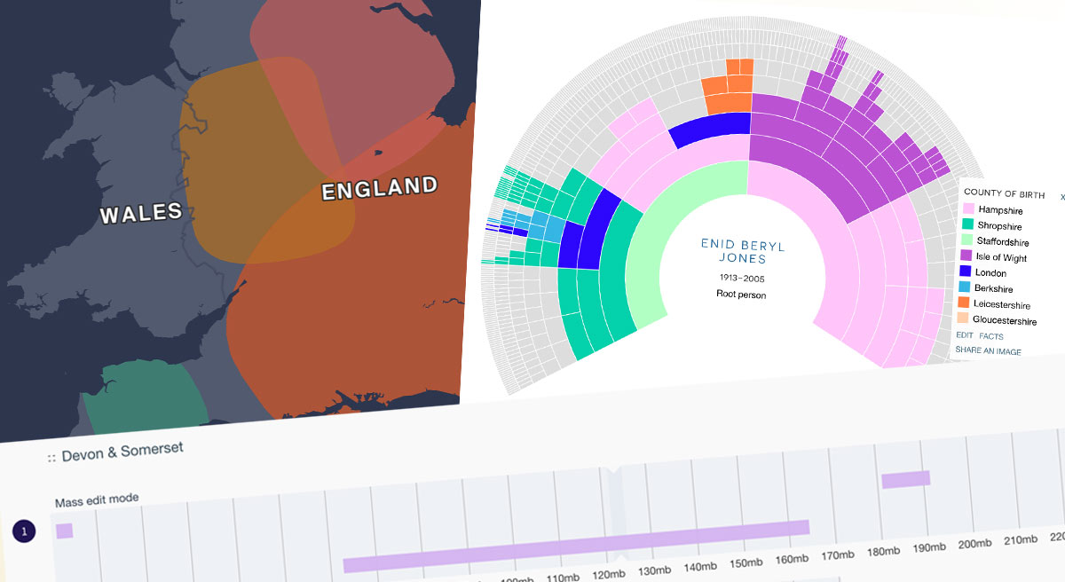 AncestryDNA regions and segments and my grandmother's counties of origin